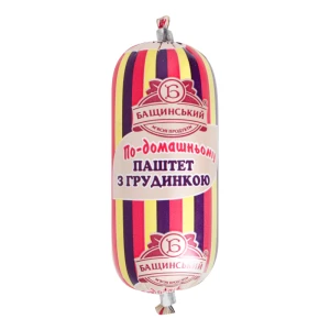 Паштет «По-домашньому з грудинкою» Бащинський, 125 г