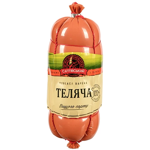 Ковбаса «СМК» «Теляча» варена, вищий ґатунок, вектор