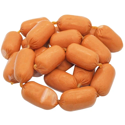 Сардельки Бащинський Карапузик варені, вищого ґатунку, газопакована упаковка (лоток) ~900 г