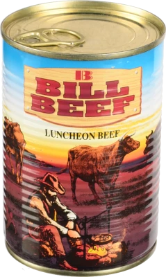 Тушонка Bill Beef Luncheon Beef паштетова яловича, залізна банка, 400 г