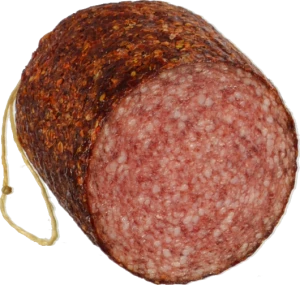 Ковбаса «Салямі Bell» копчена, покрита сушеними помідорами