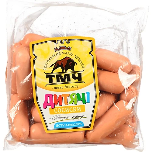 Сосиски «Дитячі» ТМЧ, вищого ґатунку, необгорнуті