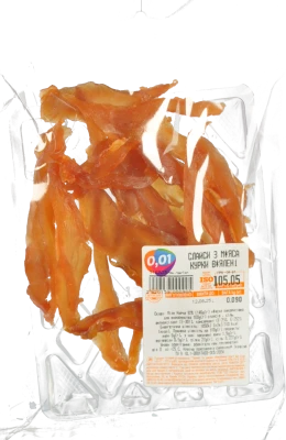 Слайси з м’яса курки в’ялені 0.01