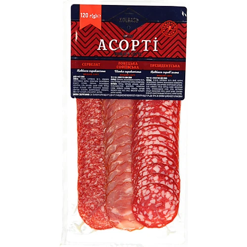 Набір Kolbaso 120г асорті с.к нарізка