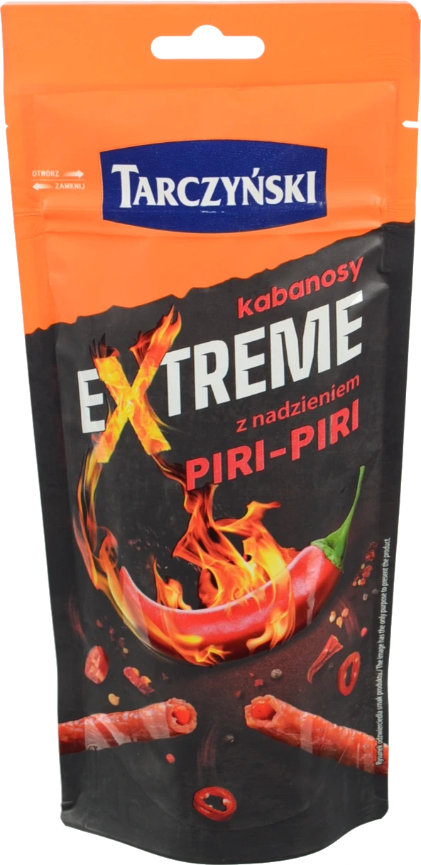 Кабаноси «Tarczynski Extreme» з начинкою з перцю Пірі-Пірі, сушені, 95 г