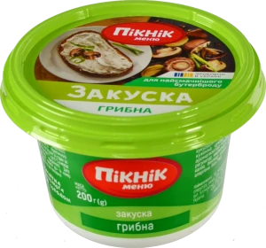 Закуска бутербродна Пікнік Меню грибна 200 г