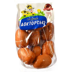 Сардельки Салтівський М’ясокомбінат Докторські, вищого ґатунку