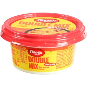 Закуска бутербродна Пікнік Меню Double Mix філе індички з сиром 120 г
