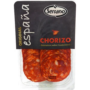 Ковбаса Serrano «Чорізо», сиров’ялена, нарізка, 100 г
