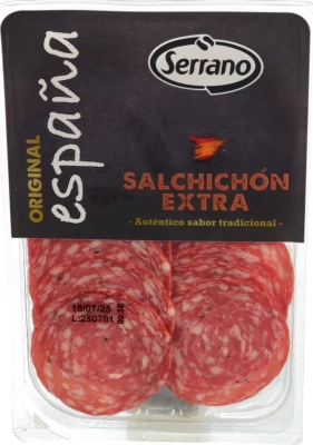 Ковбаса Serrano «Сальчичон» нарізана, 100 г