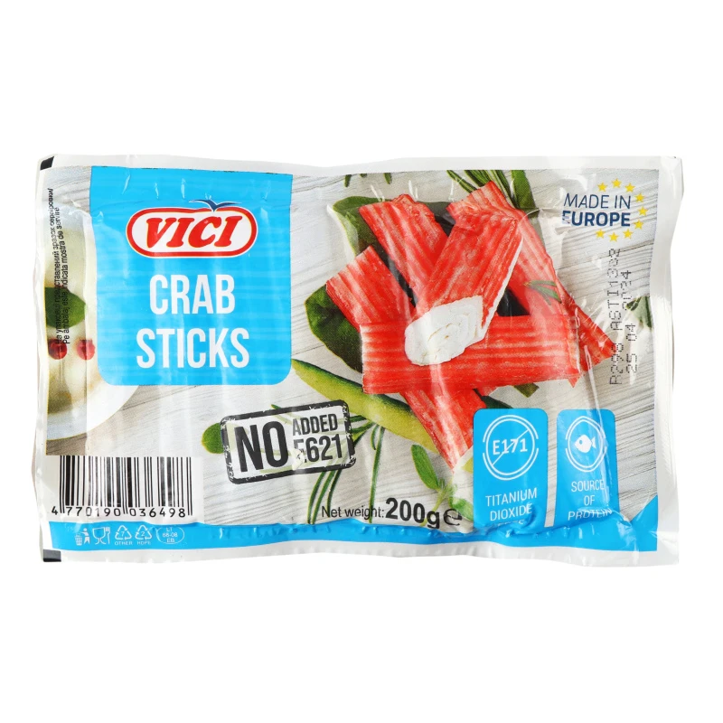 Палички крабові заморожені Vici в/у 200г