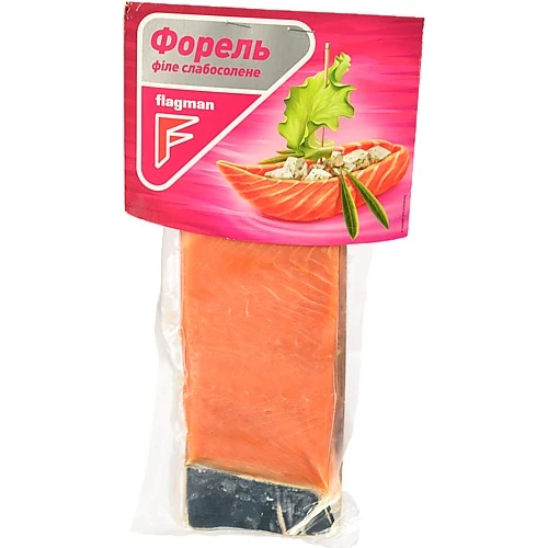 Філе форелі Flagman 180г слабосолона зі шкірою