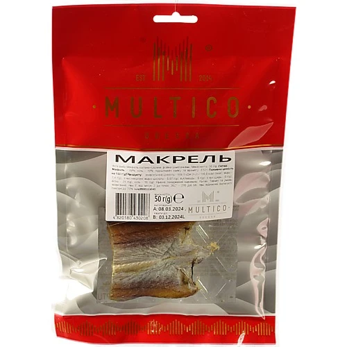 Макрель Multico 50г солоно-сушена