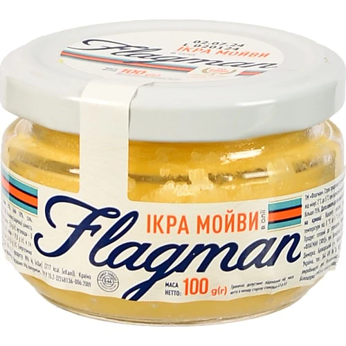Ікра мойви в олії Flagman 100г