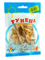 Тунець 0.01 35г солоно сушений