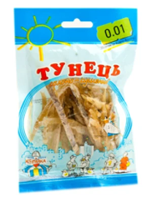 Тунець 0.01 35г солоно сушений
