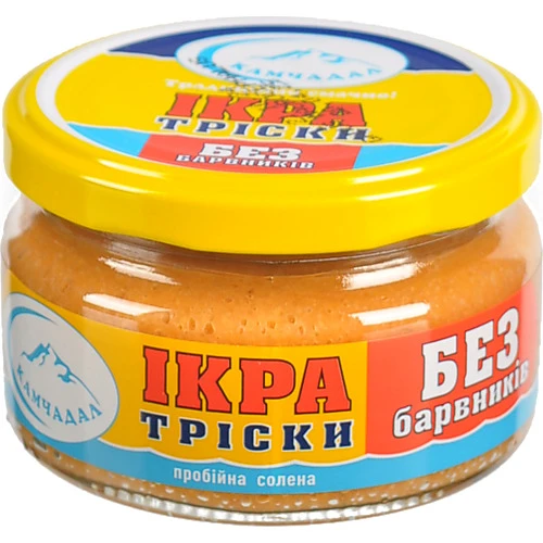 Ікра тріски Камчадал 180г с/б
