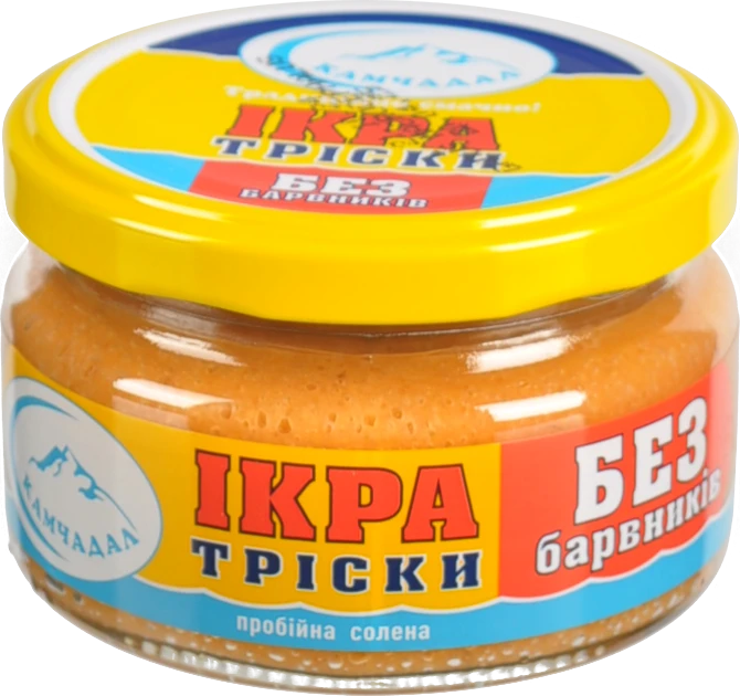Ікра тріски Камчадал 180г с/б