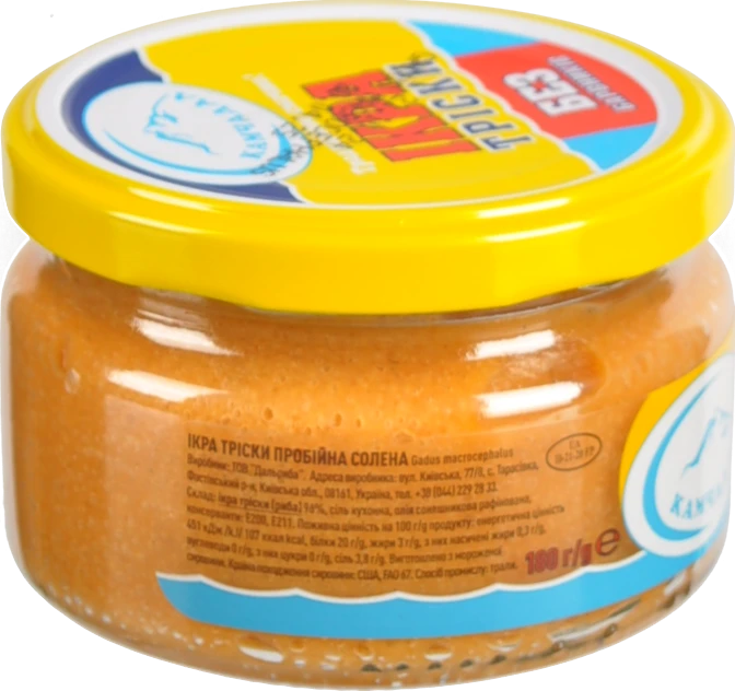 Ікра тріски Камчадал 180г с/б