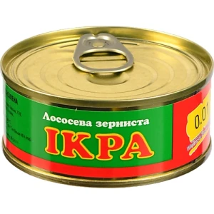 Ікра лососева червона зерниста 80г