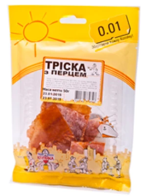 Тріска з перцем 50г