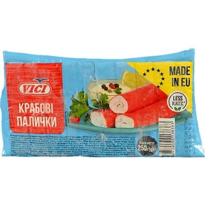 Палички крабові заморожені Vici в/у 250г
