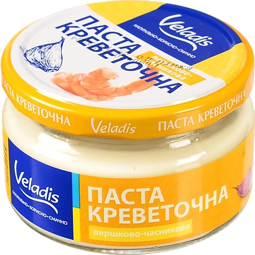 Паста креветочна вершково-часникова Veladis 160г