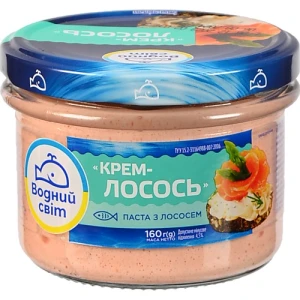 Паста з лососем Крем-лосось Водний світ 160г
