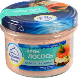 Паста з лососем Крем-лосось Водний світ 160г