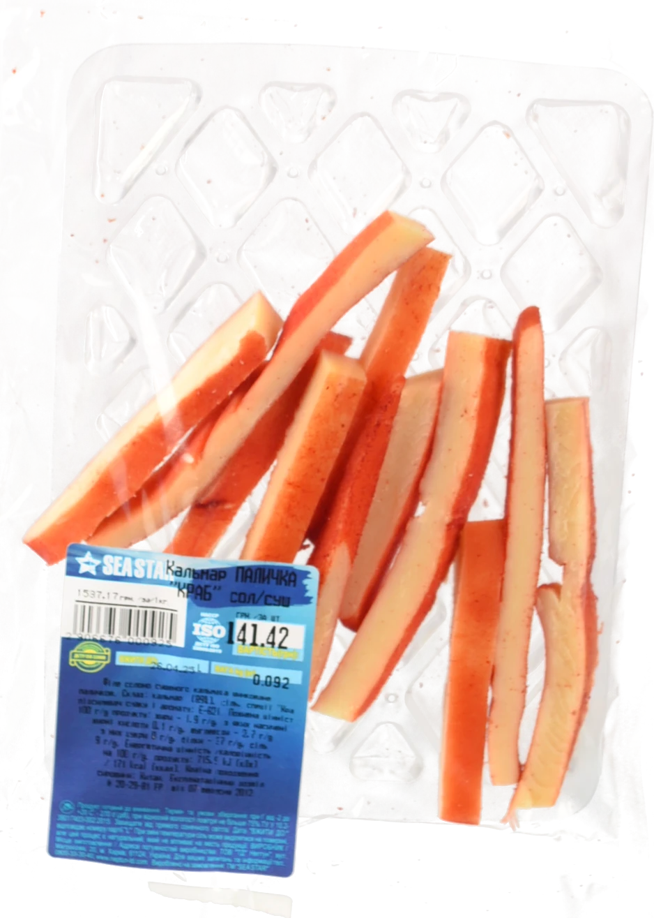 Кальмар паличка Seastar зі смаком краба