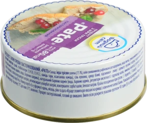 Паштет з ікри тріски Водний світ 80г