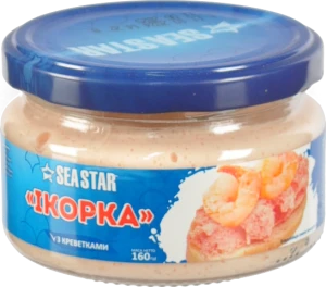 Продукт з ікрою Seastar 160г океанічної риби та креветками