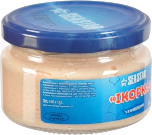 Продукт з ікрою Seastar 160г океанічної риби та креветками