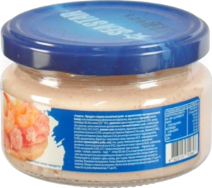 Продукт з ікрою Seastar 160г океанічної риби та креветками