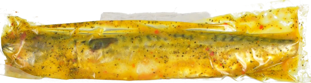 Скумбрія в лимонно-імбирному маринаді (вакуумна упаковка)