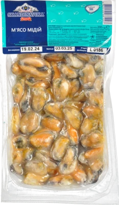М'ясо мідій Skandinavika 200г 300.500 в.у