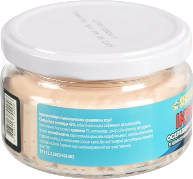 Ікра Seastar 160г у соусі з креветкою