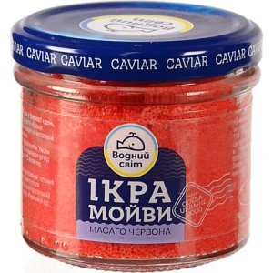 Ікра мойви пастеризована Масаго червона Водний світ 100г