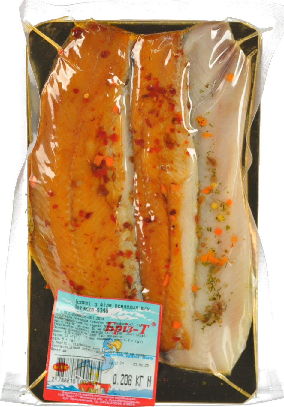 Оселедець філе Бріз-Т асорті х.к п.п в.у