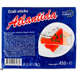 Крабові палички Atlantida 450г охл