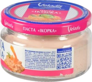 Паста Веладіс Ікорка з ікрою атлантичних риб та креветками 160г