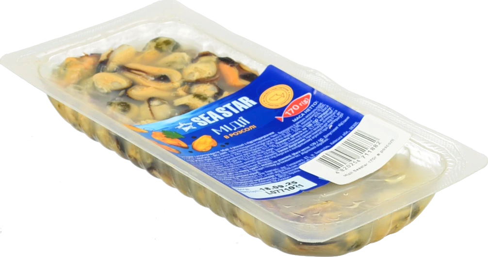 Мідії Seastar 170г в розсолі
