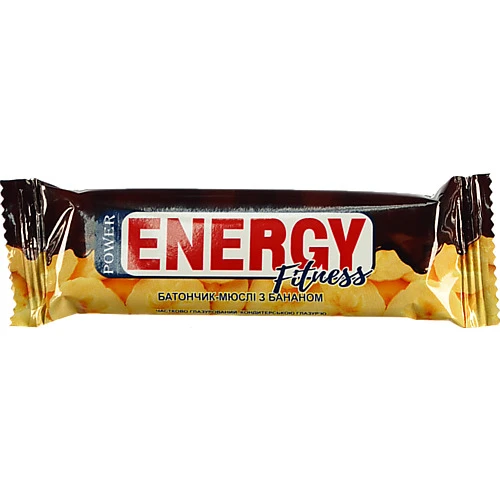 Батончик-мюслі Power Energy 30г банан