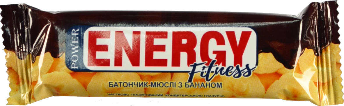 Батончик-мюслі Power Energy 30г банан
