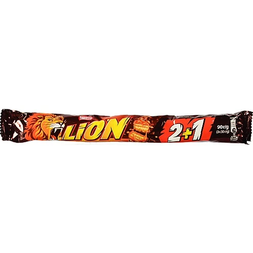 Батончик Lion King вафельний 2+1, 90 г