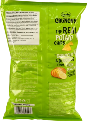 Чіпси Jumbo 90г crunchy сметана кріп
