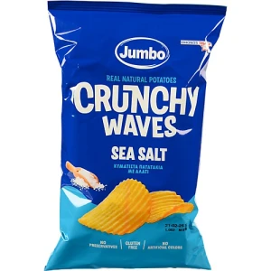 Чіпси Jumbo 90г Crunchy з сіллю хвилясті