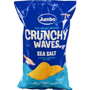 Чіпси Jumbo 90г Crunchy з сіллю хвилясті