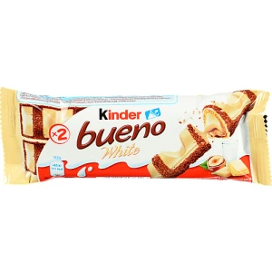 Шоколадний батончик Kinder Bueno White (дві порції), 39 г