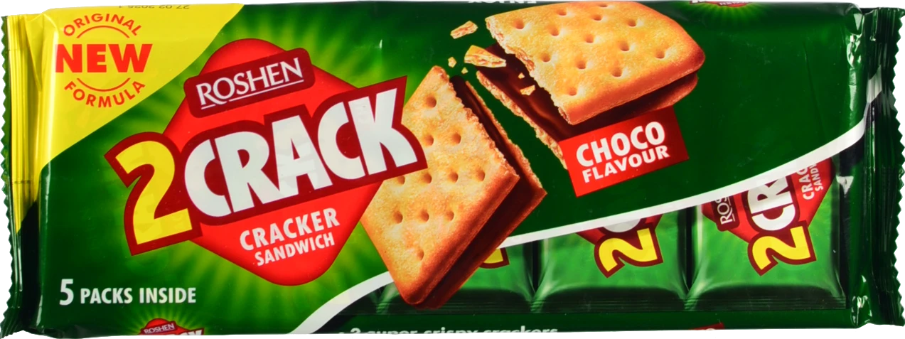 Крекер Choco 2 Crack Roshen м/у 5х47г
